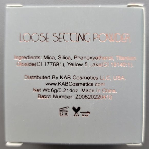 KAB Cosmetics Translucent Loose Setting Powder - Picture 4 of 5